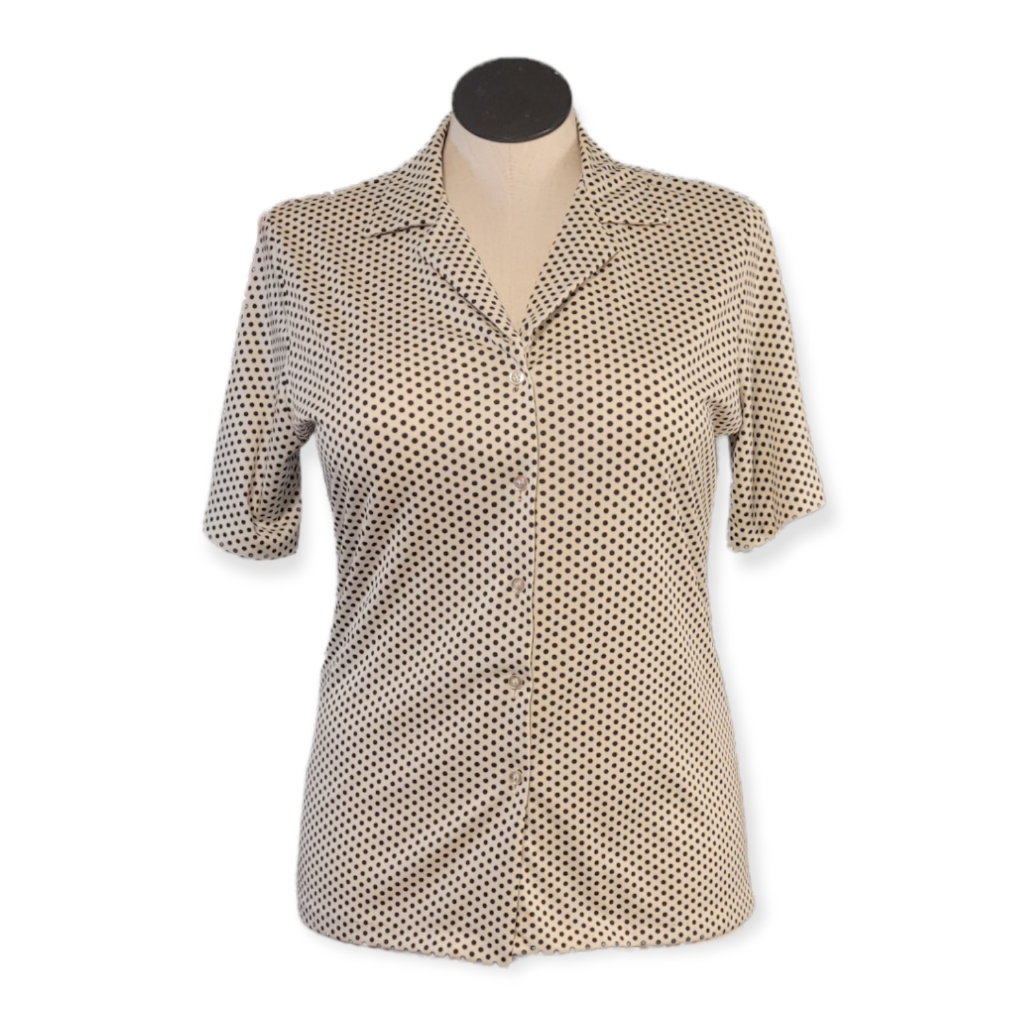90s Polka-Dot Button Down